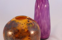 Orange/Purple Vase
